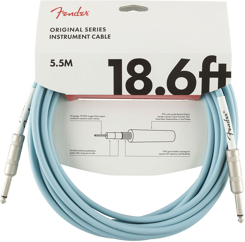 Фото FENDER 18.6` OR INST CABLE DBL