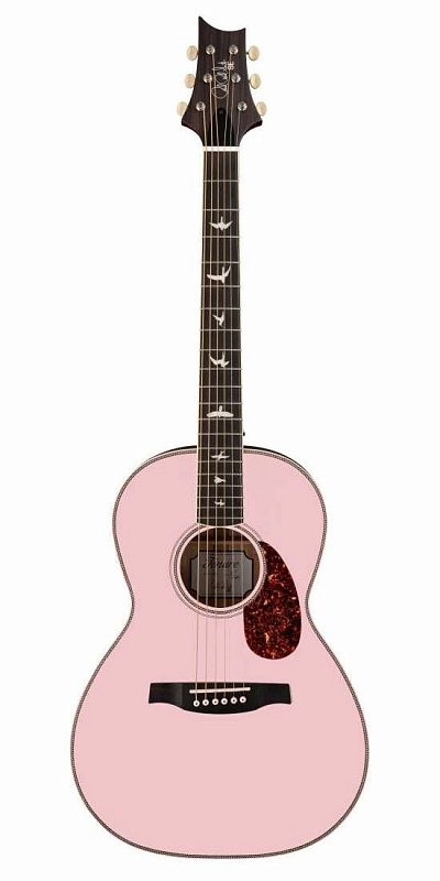 Акустическая гитара PRS SE P20E PARLOR W/PIEZO SATIN PINK LOTUS, с чехлом в магазине Music-Hummer