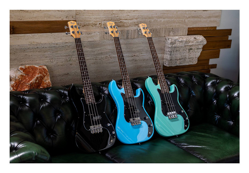 Фото Уменьшенная бас-гитара FLIGHT Mini Bass Lite BK, чёрный