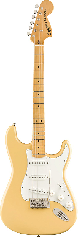 Фото Электрогитара FENDER SQUIER Classic Vibe '70s Stratocaster MN Vintage White
