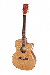 Акустическая гитара, с вырезом Caraya F565C-N