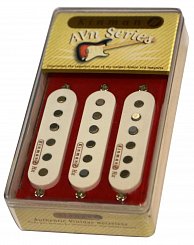Kinman The Scoop Set  комплект звукоснимателей для Stratocaster белые крышки
