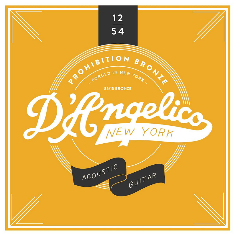 Cтруны для акустической гитары D'Angelico Acoustic 1254 в магазине Music-Hummer
