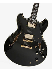 Полуакустическая электрогитара Sire H7 BK, чёрный