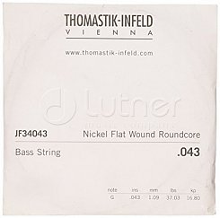 Отдельная струна Thomastik JF34043 Jazz Flat Wound для бас-гитары