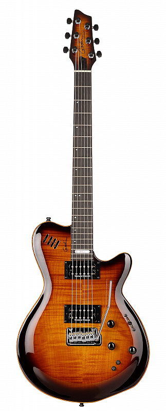 Электроакустическая гитара Godin LGXT SA Cognac Burst Flame 2A в магазине Music-Hummer