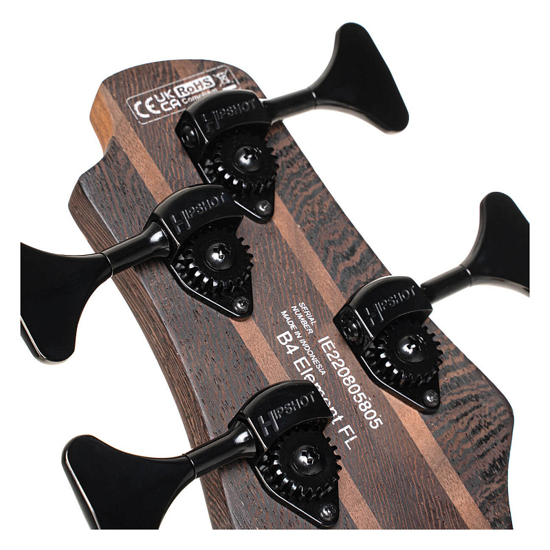 Фото Безладовая бас-гитара Cort B4-Element-FL-OPTB Artisan Series, черная