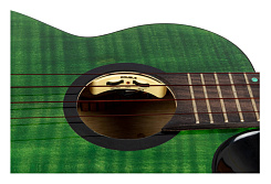 Электроакустическая укулеле тенор FLIGHT COMET TENOR EQ-A Green, зелёный