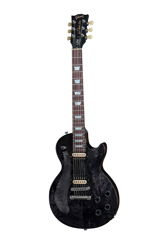 Фото Электрогитара GIBSON USA LPM 2015 TRANSLUCENT EBONY