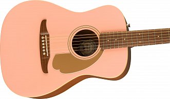 Электроакустическая гитара FENDER Malibu Player Shell Pink в магазине Music-Hummer