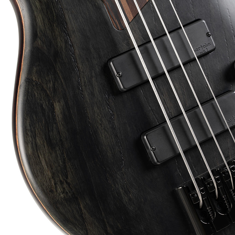Фото Безладовая бас-гитара Cort B4-Element-FL-OPTB Artisan Series, черная