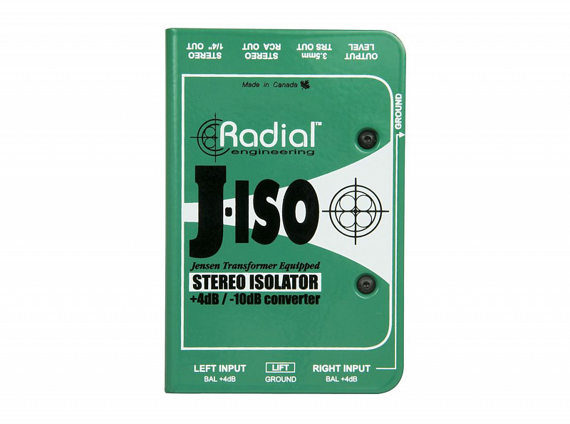 Radial J-ISO  Профессиональный пассивный изолятор в магазине Music-Hummer