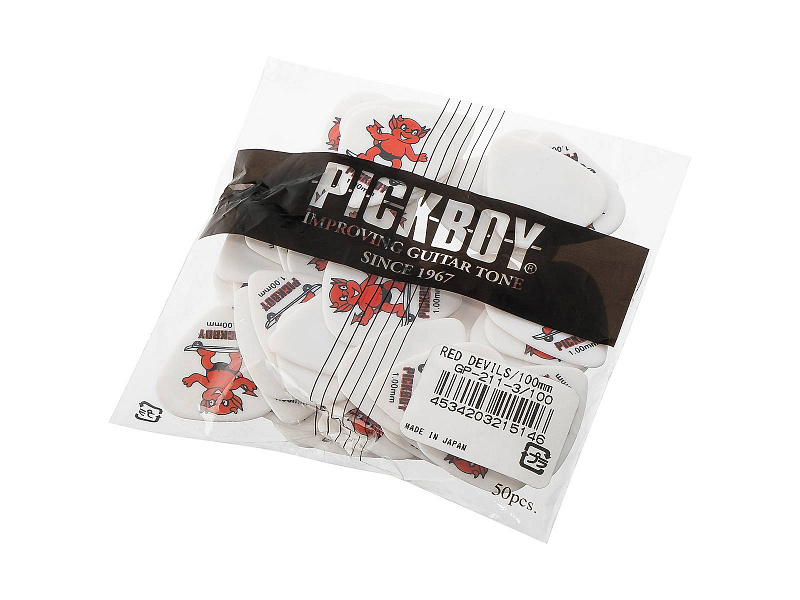 Медиаторы Pickboy GP-211-3/100 Celltex Red Devil в магазине Music-Hummer