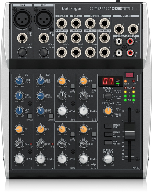 Фото Микшерный пульт Behringer Xenyx 1002SFX