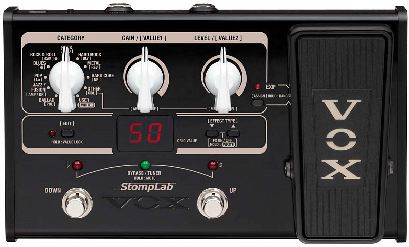 VOX STOMPLAB 2G процессор эффектов для электрогитар в магазине Music-Hummer