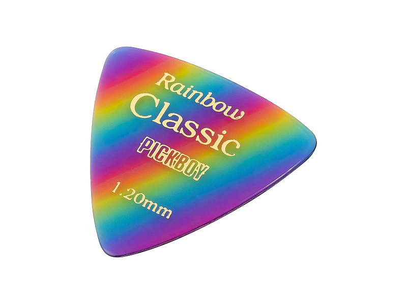 Медиаторы Pickboy GP-17RA/120 Celluloid Vintage Classic Rainbow в магазине Music-Hummer