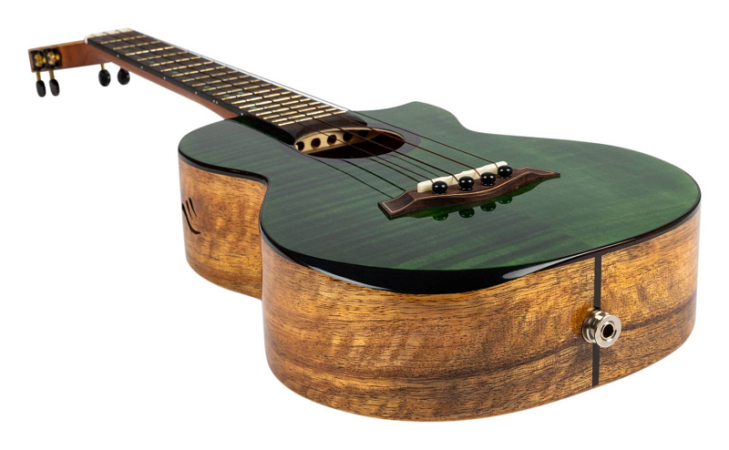 Фото Электроакустическая укулеле тенор FLIGHT COMET TENOR EQ-A Green, зелёный