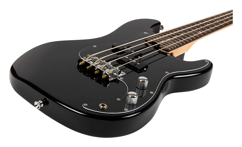 Фото Уменьшенная бас-гитара FLIGHT Mini Bass Lite BK, чёрный