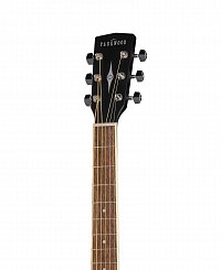 Акустическая гитара, черная, с чехлом Parkwood W81-BKS