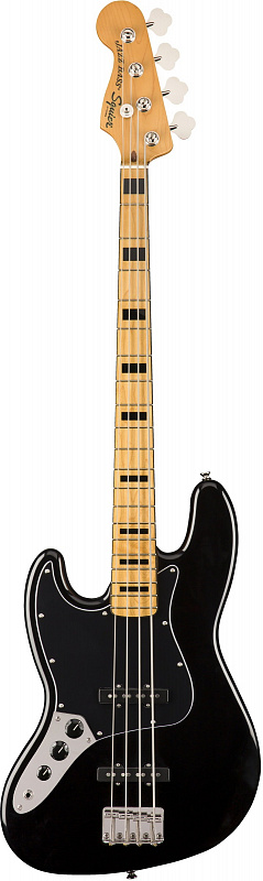 Fender squier sq CV 70s jazz bass LH mn blk в магазине Music-Hummer