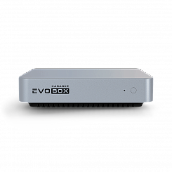 Комплект для караоке Evolution EVOBOX с микрофонами и саундбаром Silver/Black
