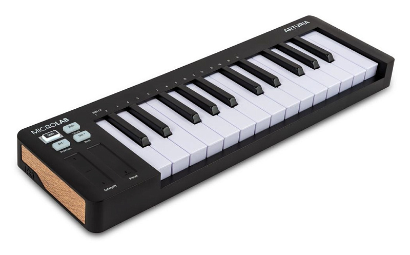 Фото MIDI-клавиатура Arturia MicroLab 3 Black, чёрная