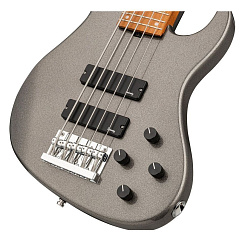 Пятиструнная бас-гитара Sadowsky Modern 5 Roasted Maple SSMHP, серый металлик