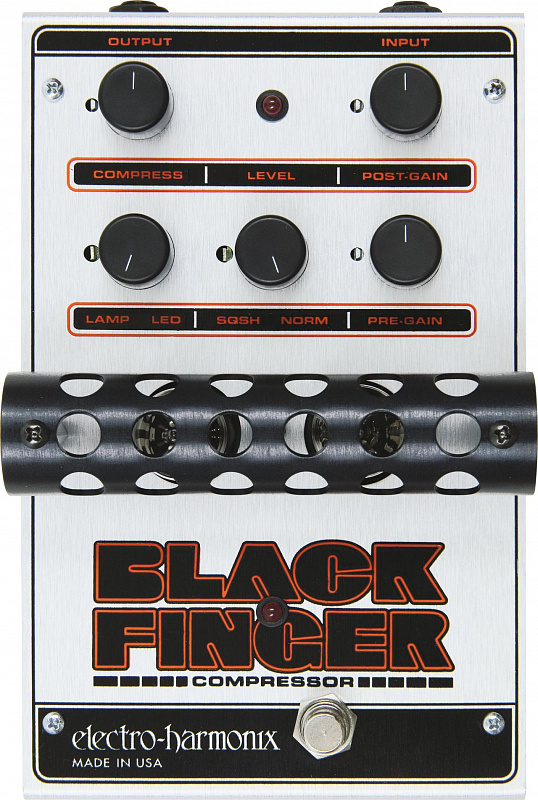 Electro-Harmonix Black Finger SALE  ламповая гитарная педаль All-Tube Optical Compressor в магазине Music-Hummer