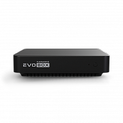Караоке-система Evolution EVOBOX с 2 микрофонами Silver