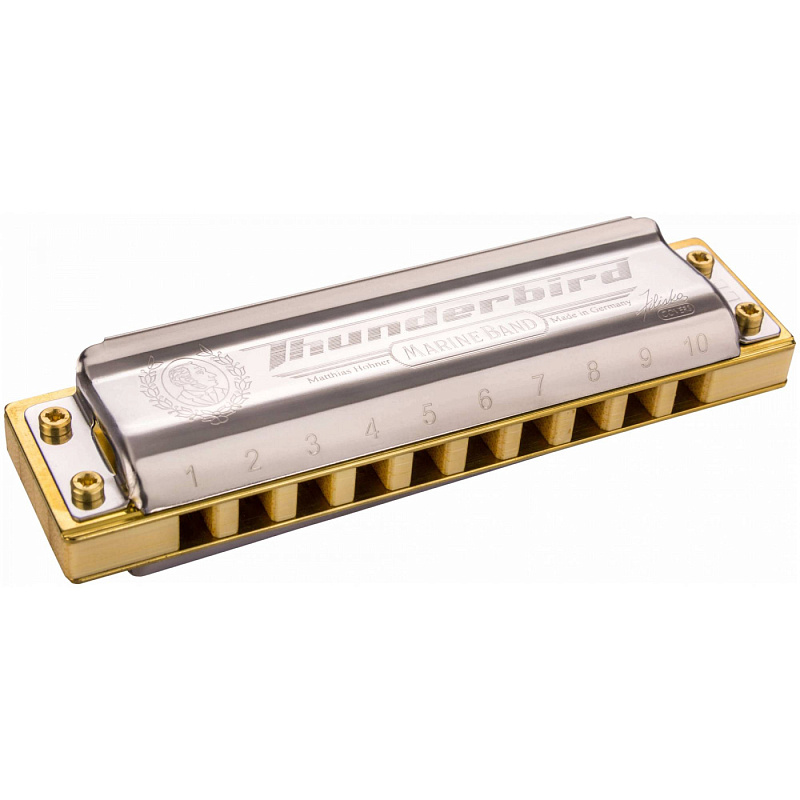 Фото HOHNER Marine Band Thunderbird D low - Губная гармоника диатоническая Хонер