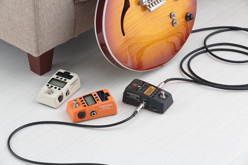 Фото KORG Pandora STOMP PX-ST напольный мини процессор эффектов с тюнером