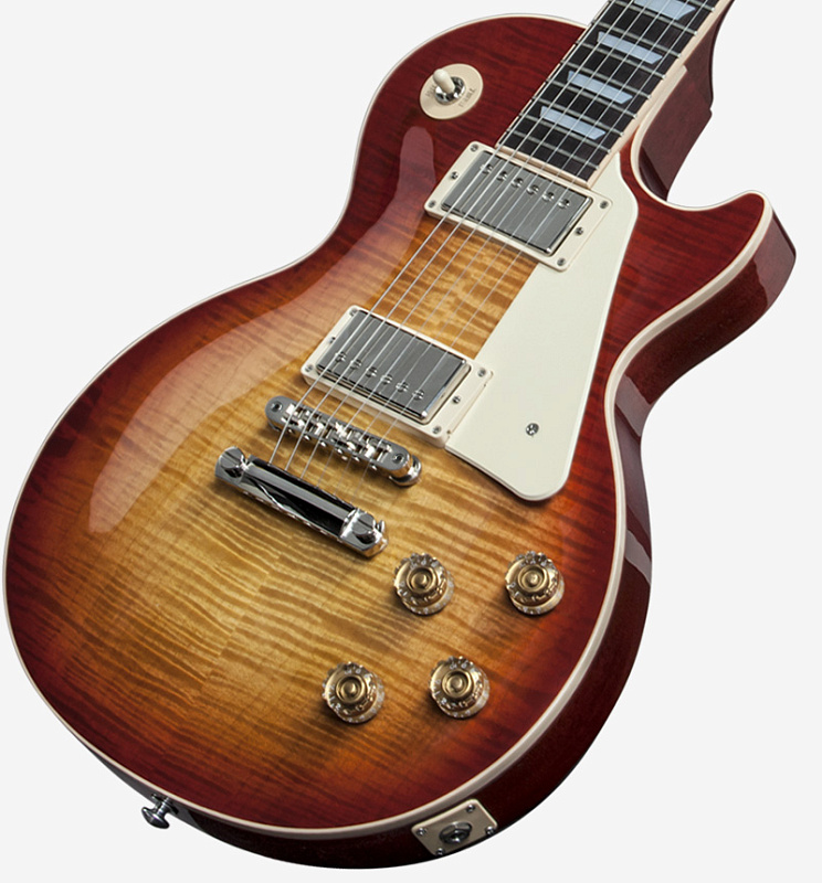 Фото Электрогитара GIBSON USA LES PAUL TRADITIONAL 2015 HERITAGE CHERRY SUNBURST 