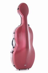 Кейс для виолончели контурный GEWApure CELLO CASE, карбон, красный