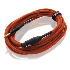 Orange CA-JX-MIC-OR-20  шнур микрофонный Jack-XLR, 6м, оранжевый