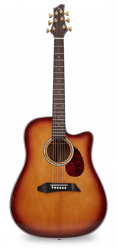 Электроакустическая гитара NG DM411SCE Peach в магазине Music-Hummer