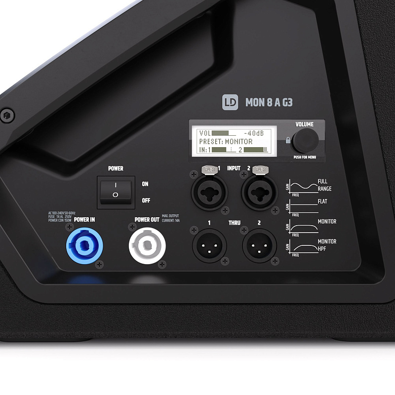 Фото Активный коаксиальный сценический монитор LD Systems MON 8 A G3, чёрный