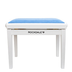Банкетка для пианиста ROCKDALE RHAPSODY 131 SV WHITE BLUE
