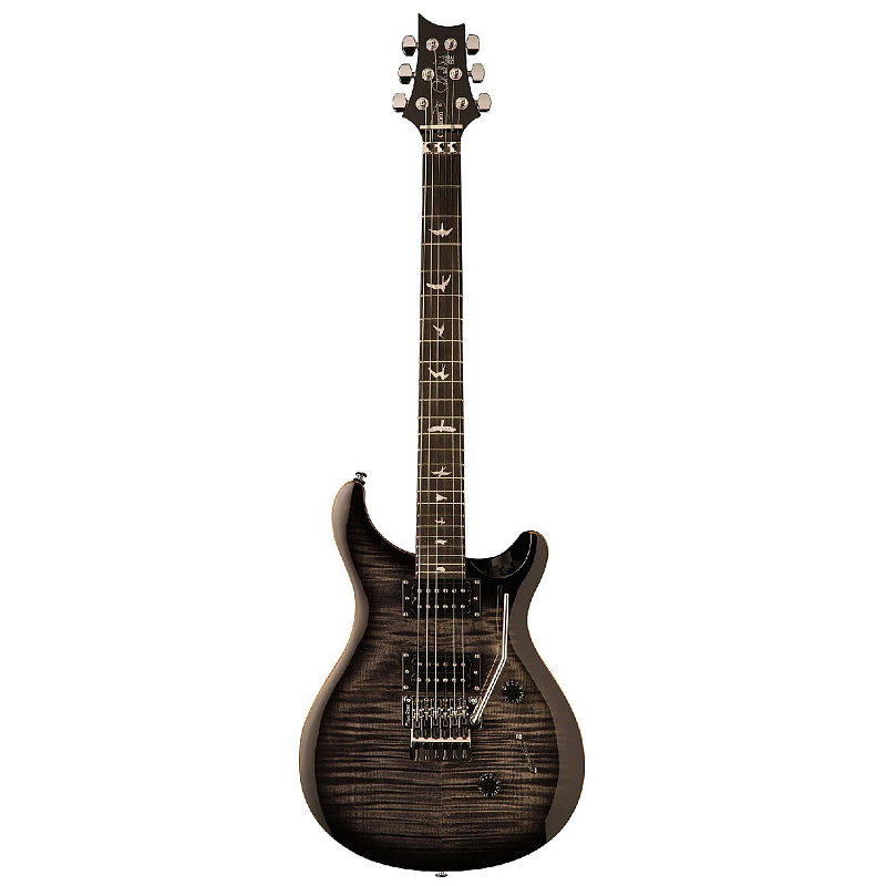 Фото Электрогитара PRS SE CUSTOM 24 FLOYD CHARCOAL BURST, с чехлом