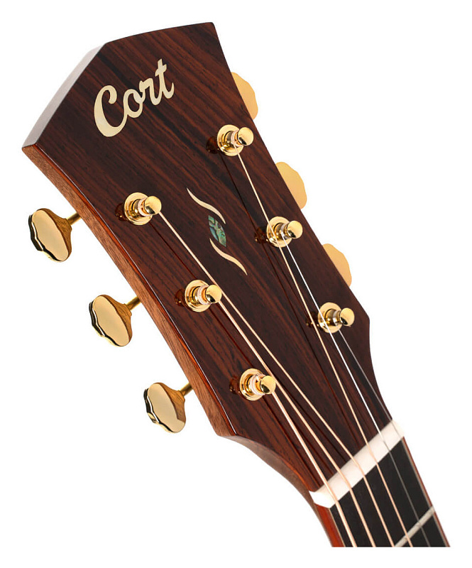 Фото Электроакустическая гитара Cort Gold-A10-Cocobolo-WCASE-NAT Gold Series