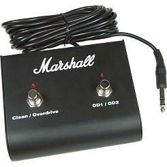 Ножной переключатель MARSHALL PEDL00013 DOUBLE FOOTSWITCH WITH STATUS LED`S - (PED802)