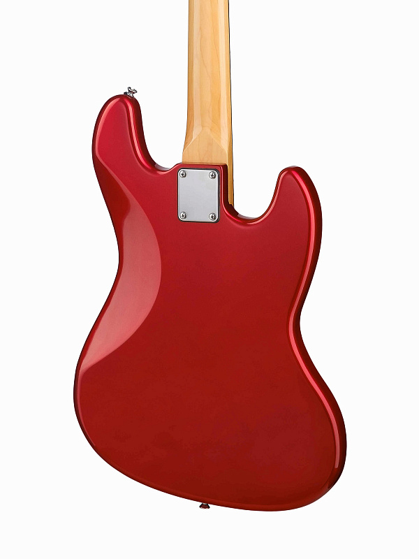 Бас-гитара Prodipe JMFJB80LHRACAR JB80LHRA, леворукая, красная в магазине Music-Hummer