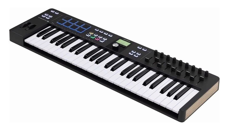 Фото MIDI-клавиатура Arturia KeyLab Essential 49 mk3 Black, чёрный