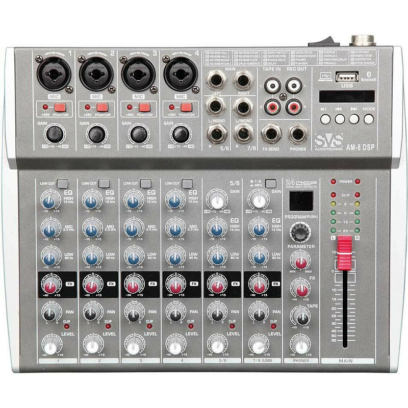 Фото Аналоговый микшерный пульт SVS Audiotechnik AM-8 DSP