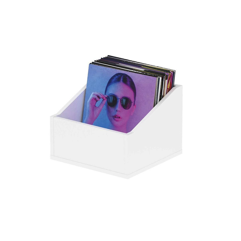 Фото Подставка под виниловые пластинки Glorious Record Box Advanced White 110