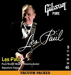 GIBSON SEG-LPS LES PAUL SIG. PNW .009-.046 струны для электрогитары