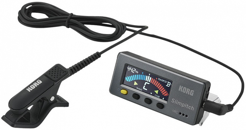 KORG SLM-1CM SLIMPITCH цифровой хроматический тюнер в магазине Music-Hummer