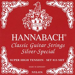 Комплект струн для классической гитары Hannabach 815SHT Red SILVER SPECIAL