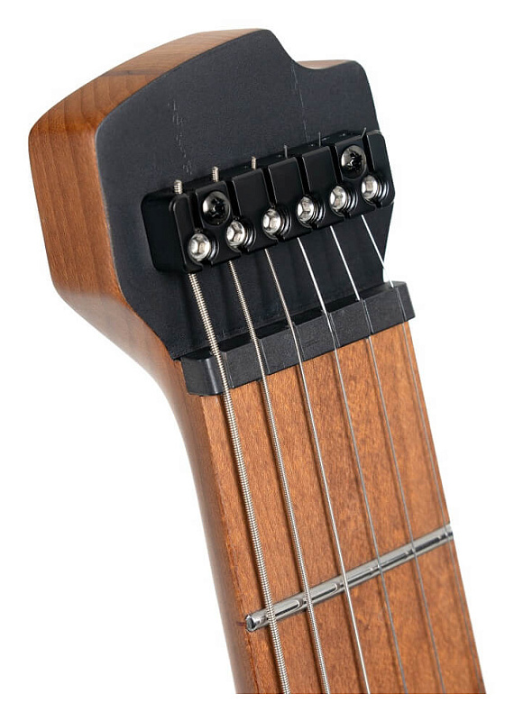 Фото Электрогитара безголовая Cort Space-G6TR-SGLV-WBAG Space series, красная