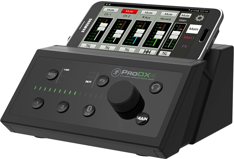 Фото MACKIE ProDX4 цифровой микшер с Bluetooth управлением