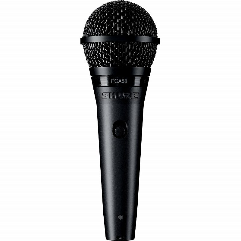 SHURE PGA58-XLR-E кардиоидный вокальный микрофон c выключателем, с кабелем XLR -XLR в магазине Music-Hummer